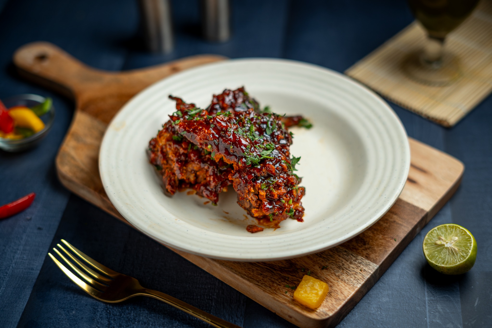 Spicy chicken wings starter from Shaam-E-Malang Café